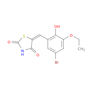 (E)-5-(5-Bromo-3-ethoxy-2-hydroxybenzylidene)thiazolidine-2,4-dione