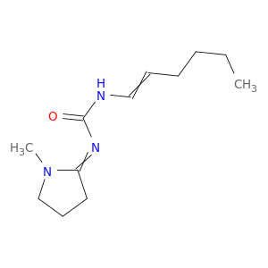 Urea, 1-hexenyl(1-methyl-2-pyrrolidinylidene)-