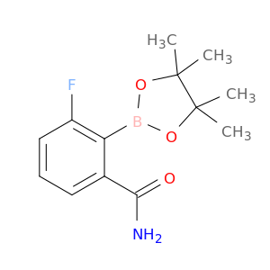 2-Carbamoyl-6-fluorophenylboronic acid pinacol ester