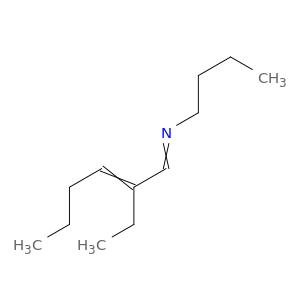 1-Butanamine, N-(2-ethyl-2-hexenylidene)-