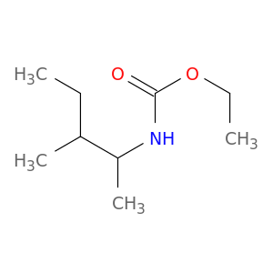 Carbamic acid, (1,2-dimethylbutyl)-, ethyl ester