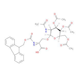 N-芴甲氧羰基-O-BETA-(2-乙酰氨基-2-脱氧-3,4,6-三-O-乙酰基-ALPHA-D-吡喃半乳糖基)-L-丝氨酸