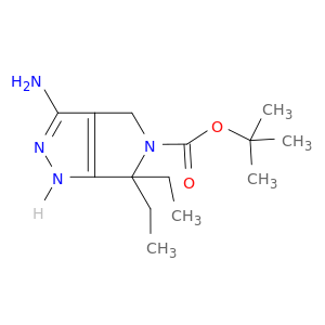 3-氨基-6,6-二乙基-4,6-二氢吡咯并[3,4-C]吡唑-5(1H)-羧酸叔丁酯