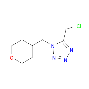 5-(chloromethyl)-1-(oxan-4-ylmethyl)-1H-1,2,3,4-tetrazole