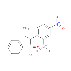 Benzene, 2,4-dinitro-1-[1-(phenylsulfonyl)propyl]-