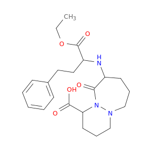 6H-Pyridazino[1,2-a][1,2]diazepine-1-carboxylicacid, 9-[[1-(ethoxycarbonyl)-3-phenylpropyl]amino]octahydro-10-oxo-