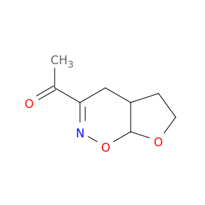 Ethanone, 1-(4a,5,6,7a-tetrahydro-4H-furo[3,2-e]-1,2-oxazin-3-yl)- (9CI)