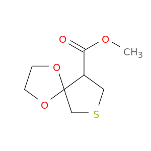 1,4-Dioxa-7-thiaspiro[4.4]nonane-9-carboxylic acid, methyl ester