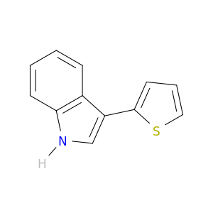 1H-Indole, 3-(2-thienyl)-
