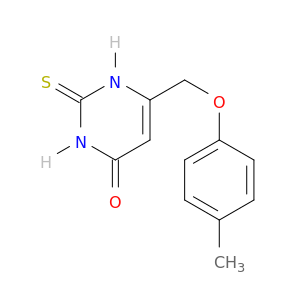 4(1H)-Pyrimidinone, 2,3-dihydro-6-[(4-methylphenoxy)methyl]-2-thioxo-