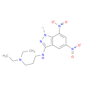 1,3-Propanediamine, N'-(5,7-dinitro-1H-indazol-3-yl)-N,N-diethyl-