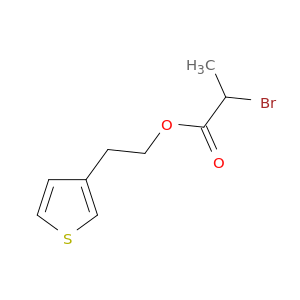 Propanoic acid, 2-bromo-, 2-(3-thienyl)ethyl ester