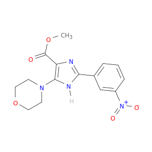 1H-Imidazole-4-carboxylicacid, 5-(4-morpholinyl)-2-(3-nitrophenyl)-, methyl ester