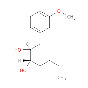 2,3-Heptanediol, 1-(5-methoxy-1,4-cyclohexadien-1-yl)-, (2S,3S)-