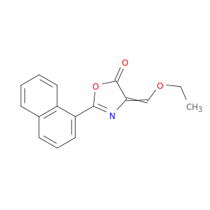5(4H)-Oxazolone, 4-(ethoxymethylene)-2-(1-naphthalenyl)-