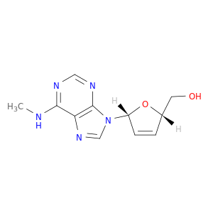 Adenosine,2',3'-didehydro-2',3'-dideoxy-N-methyl- (9CI)