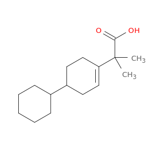 1-Cyclohexene-1-aceticacid, 4-cyclohexyl-a,a-dimethyl-