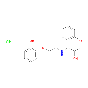 Phenol, 2-[2-[(2-hydroxy-3-phenoxypropyl)amino]ethoxy]-, hydrochloride
