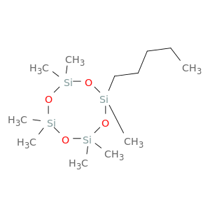 Cyclotetrasiloxane, heptamethylpentyl-
