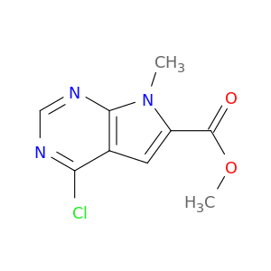 Methyl 4-chloro-7-methyl-7H-pyrrolo[2,3-d]pyrimidine-6-carboxylate