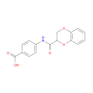 4-(2,3-Dihydrobenzo[b][1,4]dioxine-2-carboxamido)benzoic acid