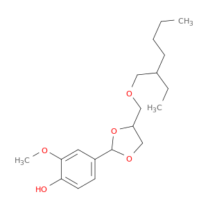Phenol, 4-[4-[[(2-ethylhexyl)oxy]methyl]-1,3-dioxolan-2-yl]-2-methoxy-