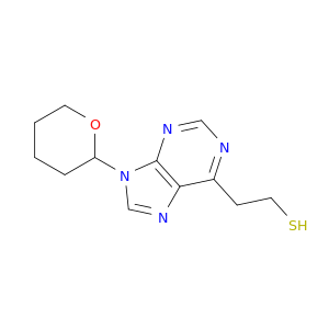 9H-Purine-6-ethanethiol, 9-(tetrahydro-2H-pyran-2-yl)-