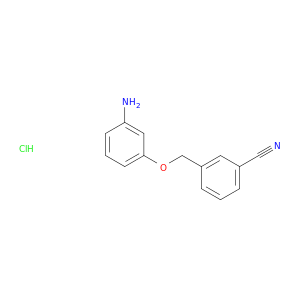 3-[(3-Aminophenoxy)methyl]benzonitrile hydrochloride