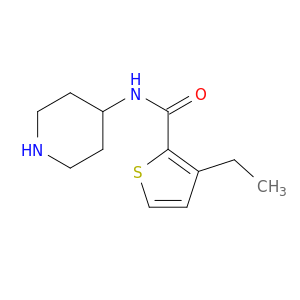 3-ethyl-N-(piperidin-4-yl)thiophene-2-carboxamide