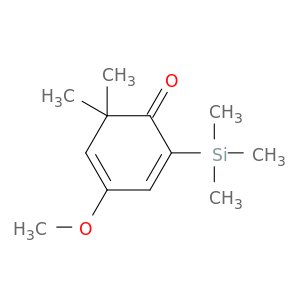 2,4-Cyclohexadien-1-one, 4-methoxy-6,6-dimethyl-2-(trimethylsilyl)-