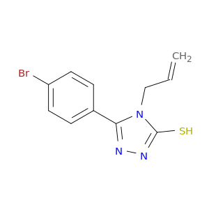 4-Allyl-5-(4-bromophenyl)-4H-1,2,4-triazole-3-thiol