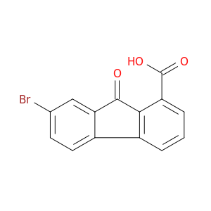 9H-Fluorene-1-carboxylic acid, 7-bromo-9-oxo-