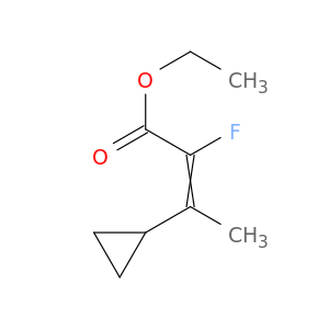 Ethyl 3-cyclopropyl-2-fluorobut-2-enoate