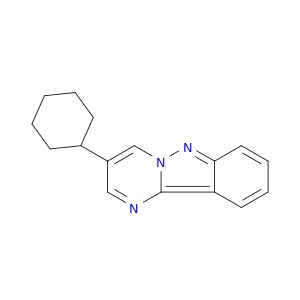 Pyrimido[1,2-b]indazole, 3-cyclohexyl-