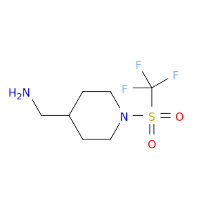 (1-Trifluoromethanesulfonylpiperidin-4-yl)methanamine