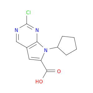 2-氯-7-环戊基-7H-吡咯并[2,3-d]嘧啶-6-甲酸