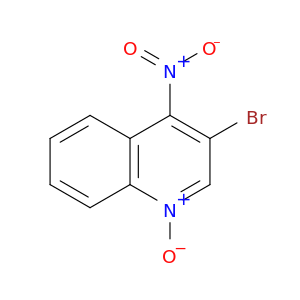 3-溴-4-硝基喹啉1氧化物