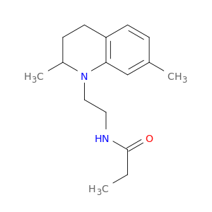 Propanamide, N-[2-(3,4-dihydro-2,7-dimethyl-1(2H)-quinolinyl)ethyl]-