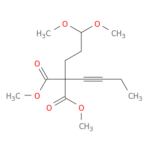 Propanedioic acid, 2-butynyl(3,3-dimethoxypropyl)-, dimethyl ester