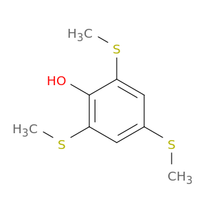 Phenol, 2,4,6-tris(methylthio)-