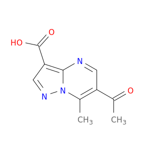 6-Acetyl-7-methylpyrazolo[1,5-a]pyrimidine-3-carboxylic acid