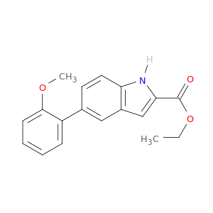1H-Indole-2-carboxylic acid, 5-(2-methoxyphenyl)-, ethyl ester