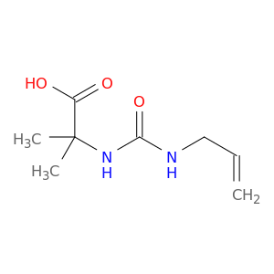 2-Methyl-2-{[(prop-2-en-1-yl)carbamoyl]amino}propanoic Acid
