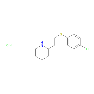 2-{2-[(4-Chlorophenyl)sulfanyl]ethyl}piperidine Hydrochloride
