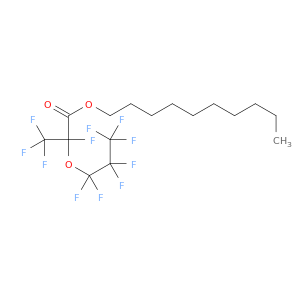 Propanoic acid, 2,3,3,3-tetrafluoro-2-(heptafluoropropoxy)-, decyl ester