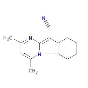 Pyrimido[1,2-a]indole-10-carbonitrile, 6,7,8,9-tetrahydro-2,4-dimethyl-