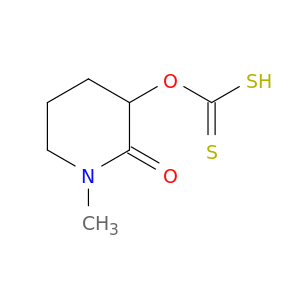 Carbonodithioic acid,O-(1-methyl-2-oxo-3-piperidinyl) ester