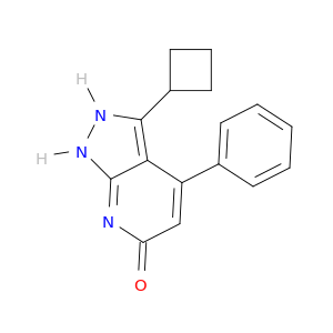 6H-Pyrazolo[3,4-b]pyridin-6-one, 3-cyclobutyl-1,2-dihydro-4-phenyl-