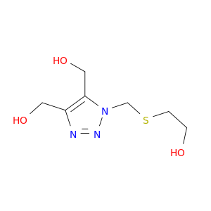 1H-1,2,3-Triazole-4,5-dimethanol, 1-[[(2-hydroxyethyl)thio]methyl]-