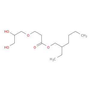 Propanoic acid, 3-(2,3-dihydroxypropoxy)-, 2-ethylhexyl ester
